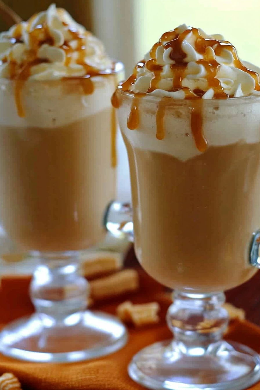 Five Minute Creamy Caramel Frappuccino Recipe Final Dish Presentation