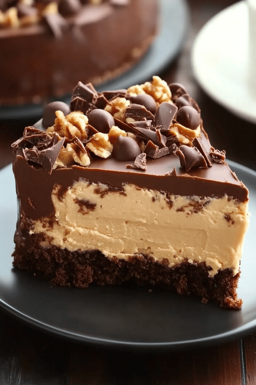 German Chocolate Cheesecake