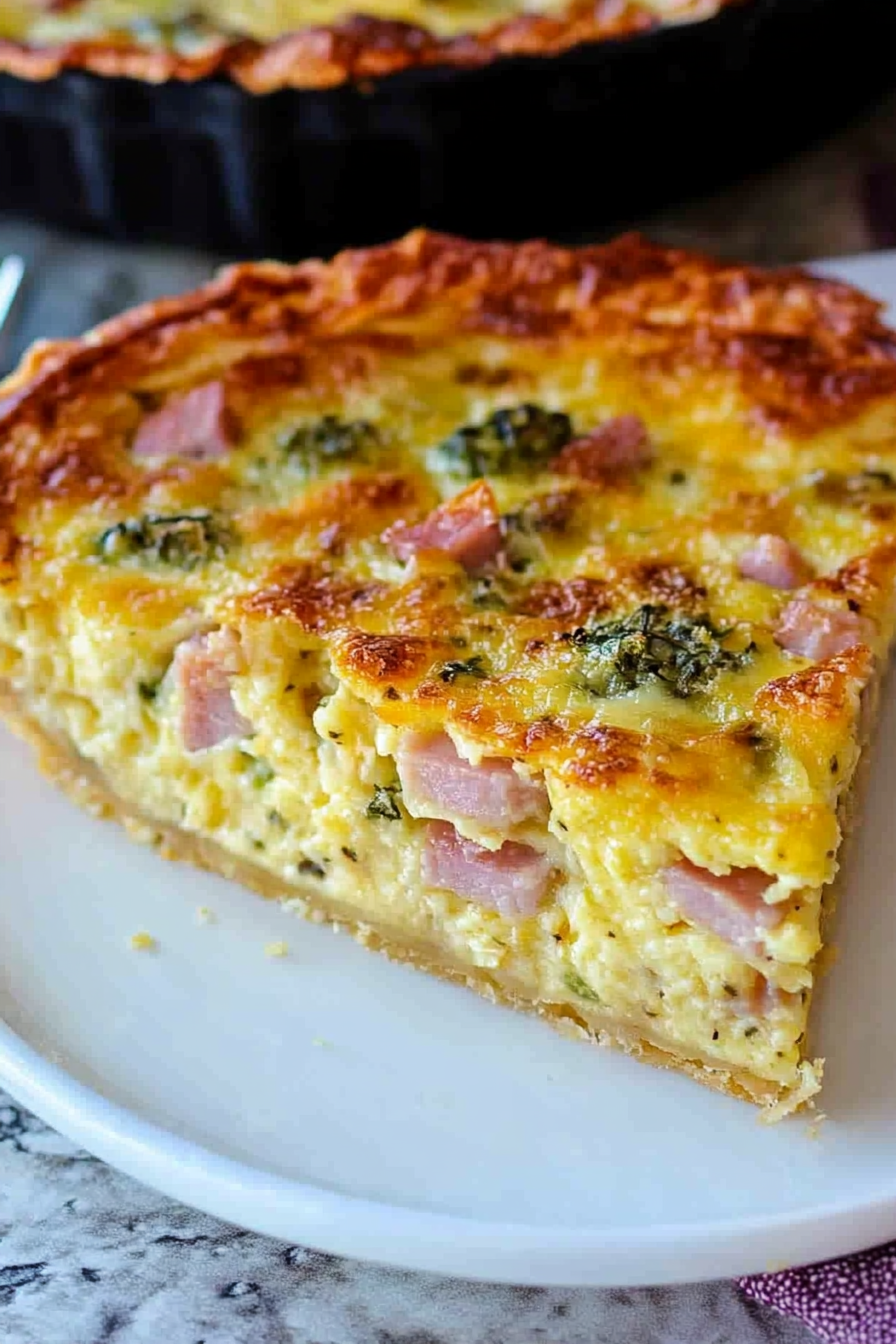 Ham and Cheese Quiche Recipe