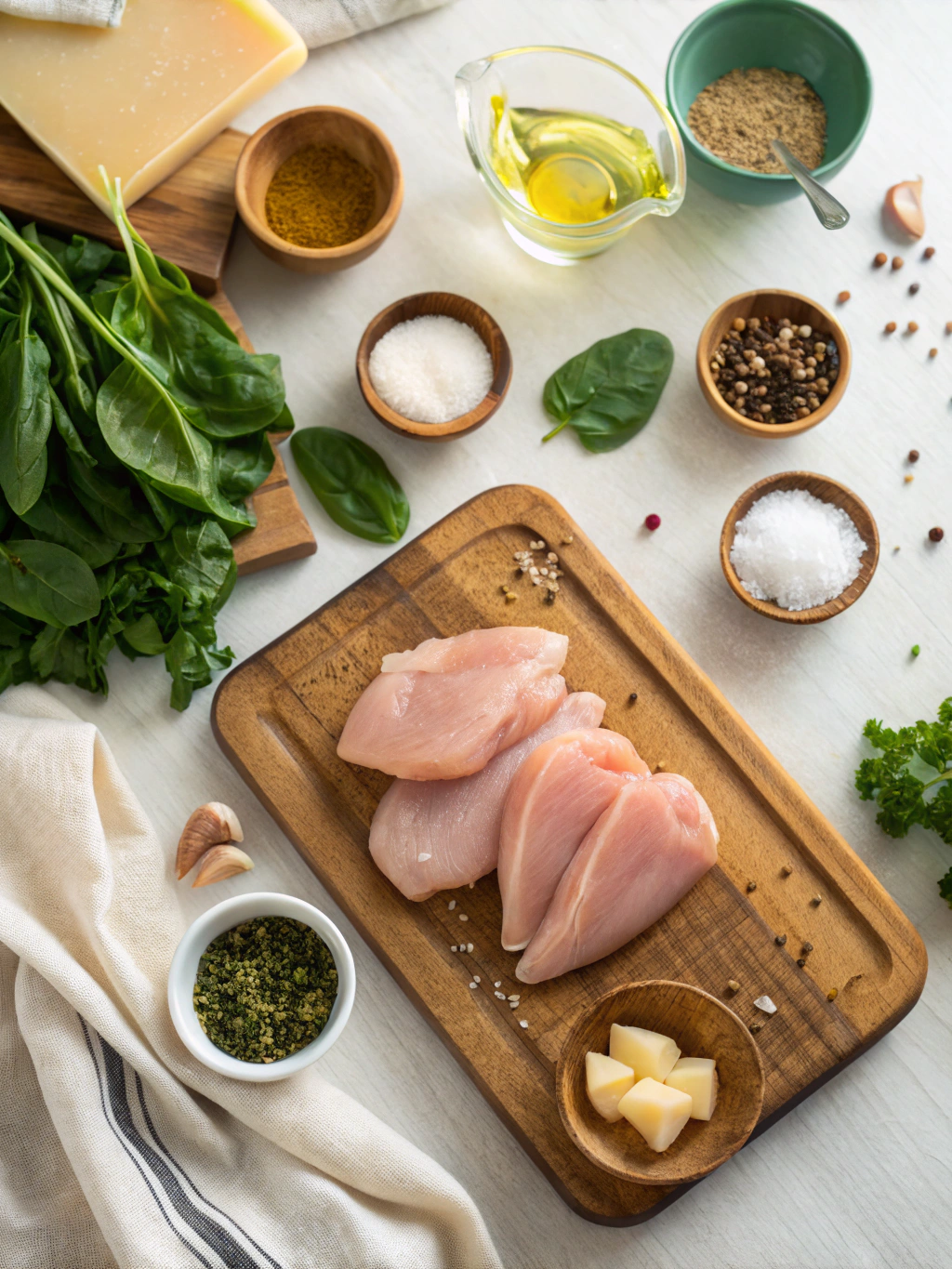 How to Make Chicken Florentine at Home ingredients