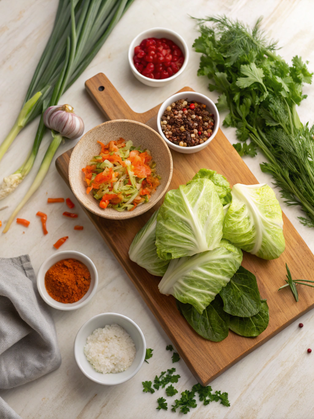 How to Make Delicious Cabbage Rolls at Home ingredients