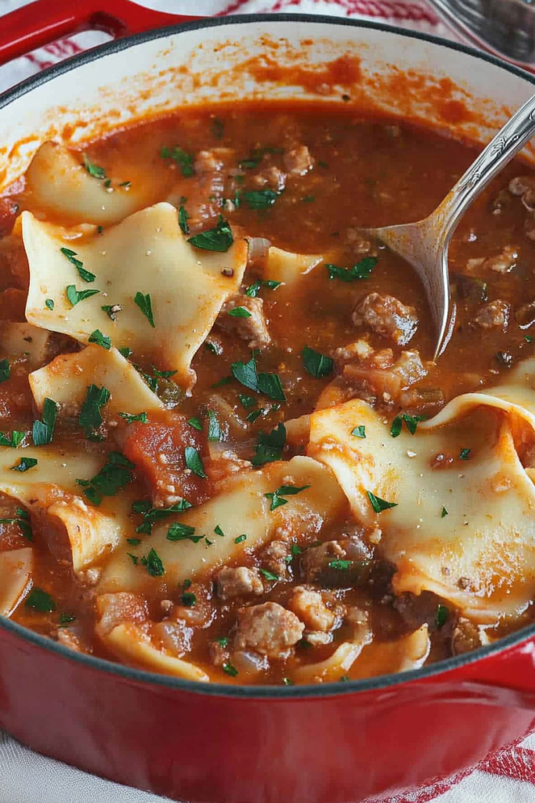 Lasagna Soup: A Perfectly Cozy One-Pot Meal Recipe