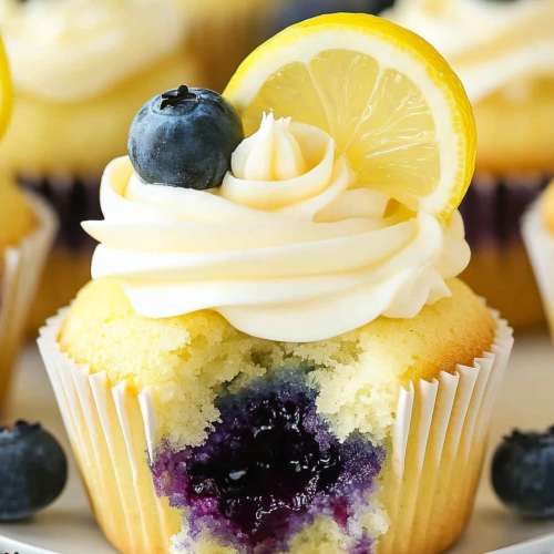 Lemon Blueberry Cupcakes Recipe: A Refreshing Dessert Delight