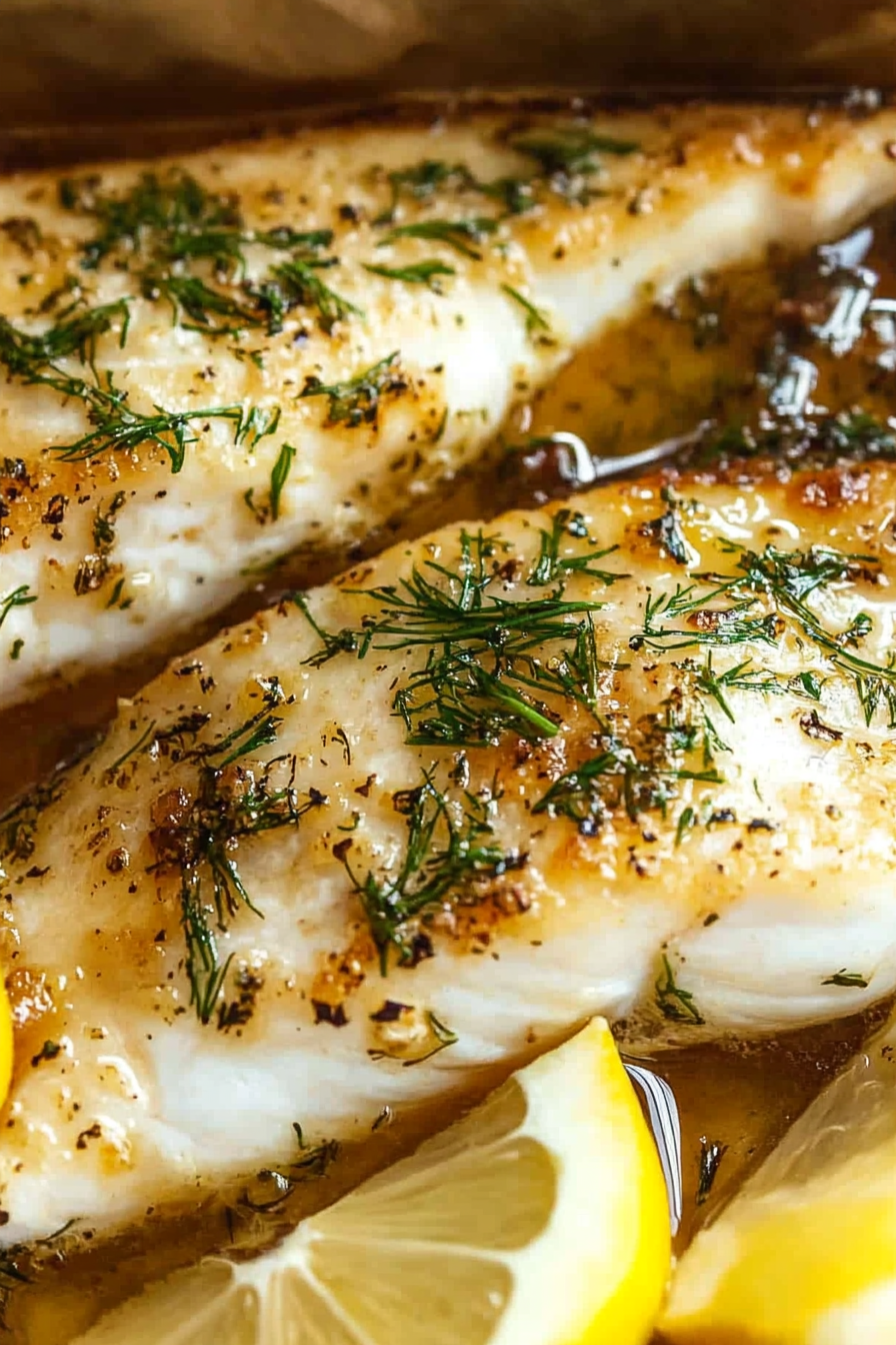 Lemon Dill Baked Tilapia Recipe Final Dish Presentation