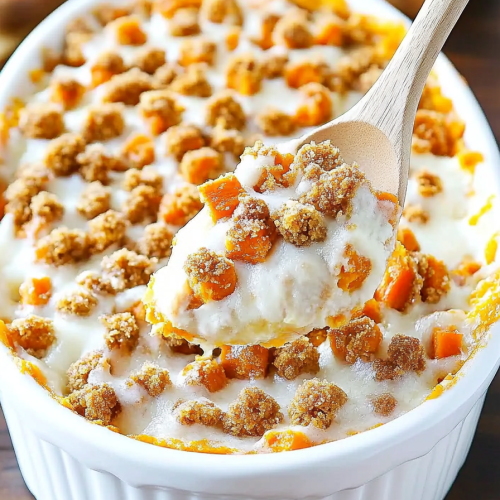 Loaded Sweet Potato Casserole Recipe Full of Scrumptious Toppings
