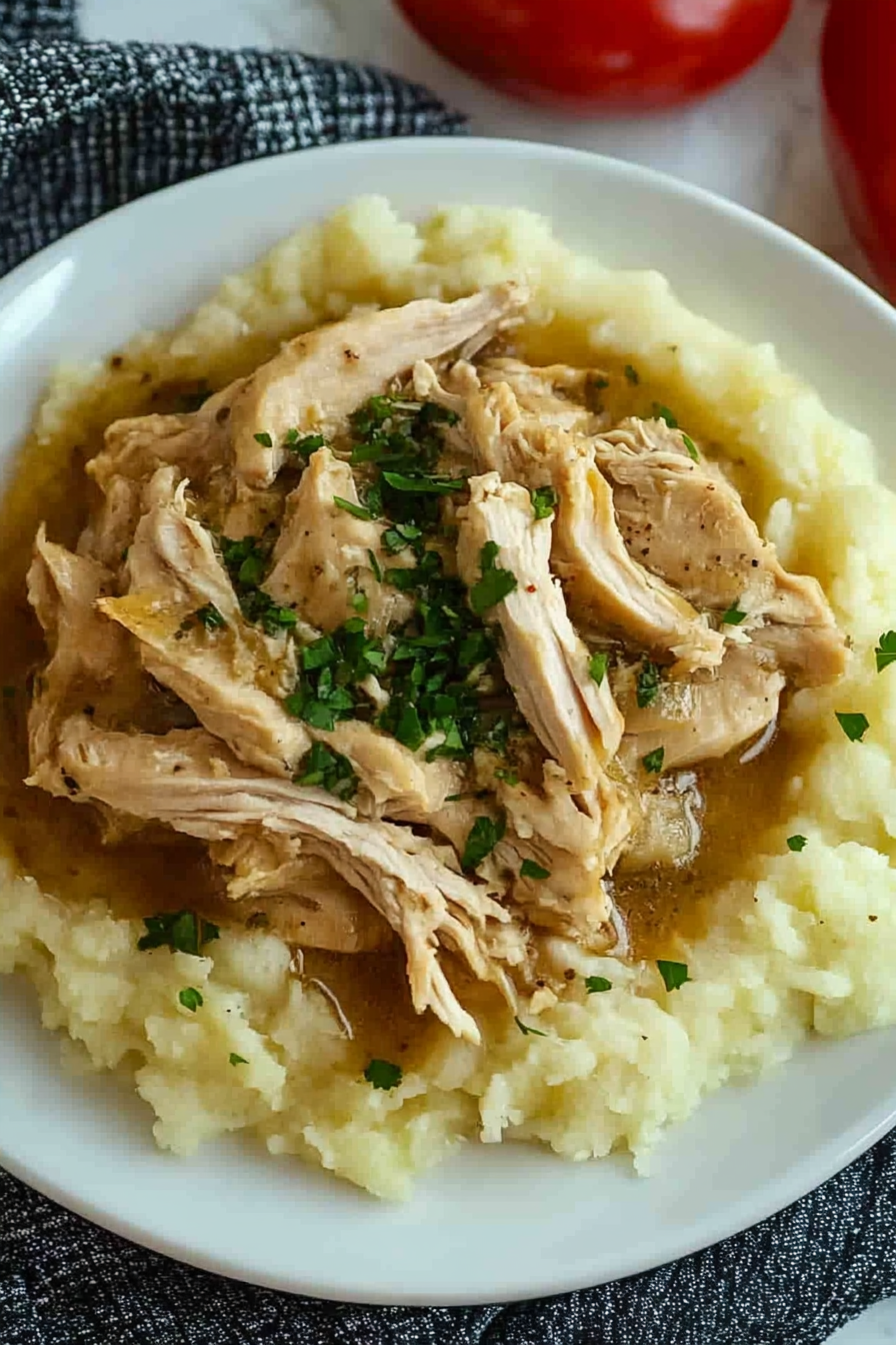 Mississippi Chicken Recipe Final Dish Presentation
