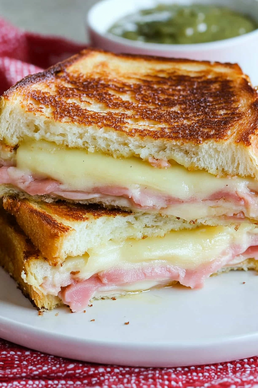 Monte Cristo Sandwich Recipe Final Dish Presentation