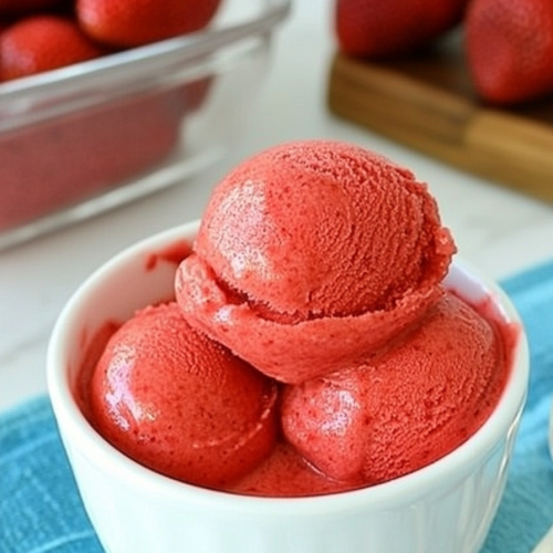 One-Ingredient Strawberry Ice Cream Recipe