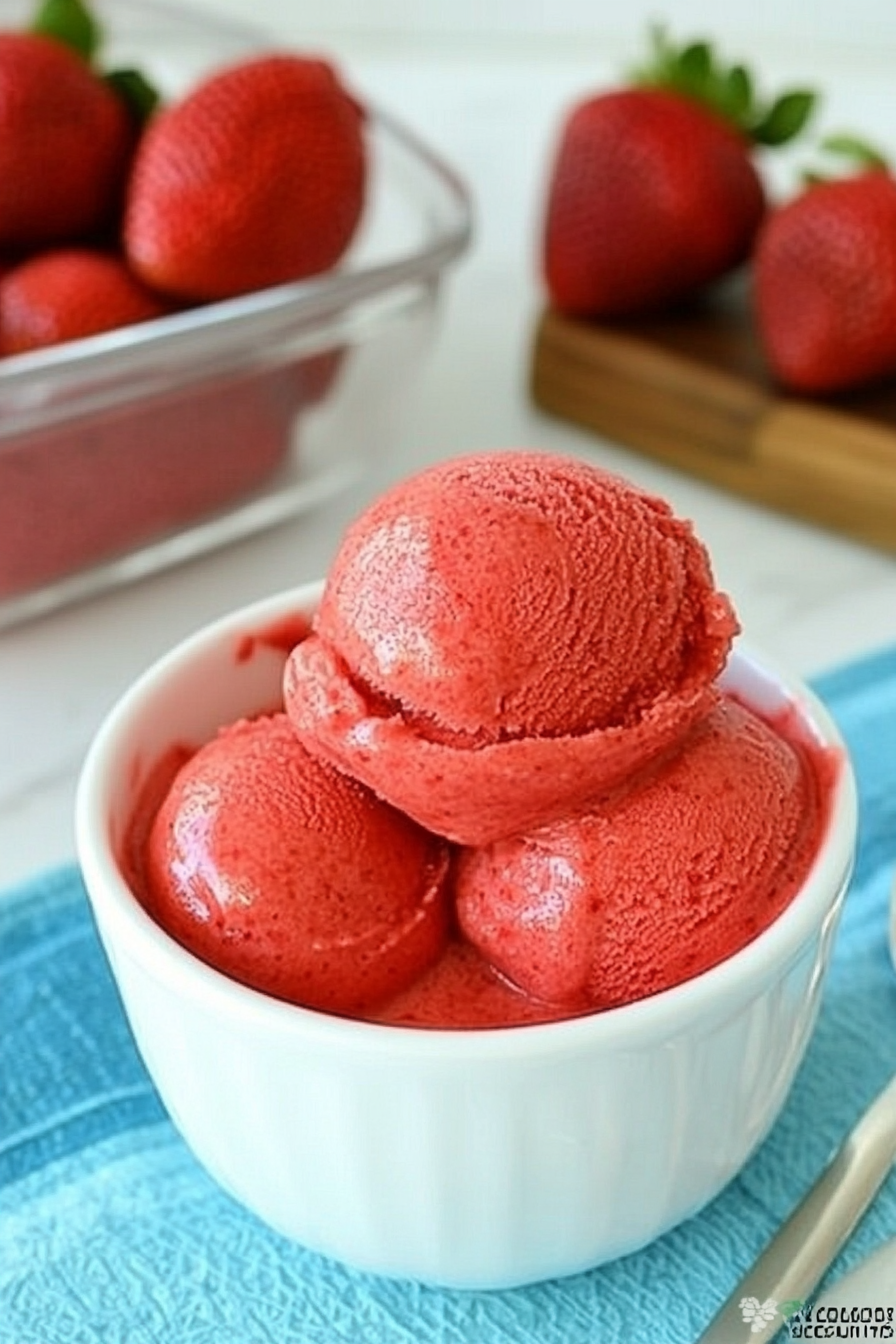 One-Ingredient Strawberry Ice Cream Recipe