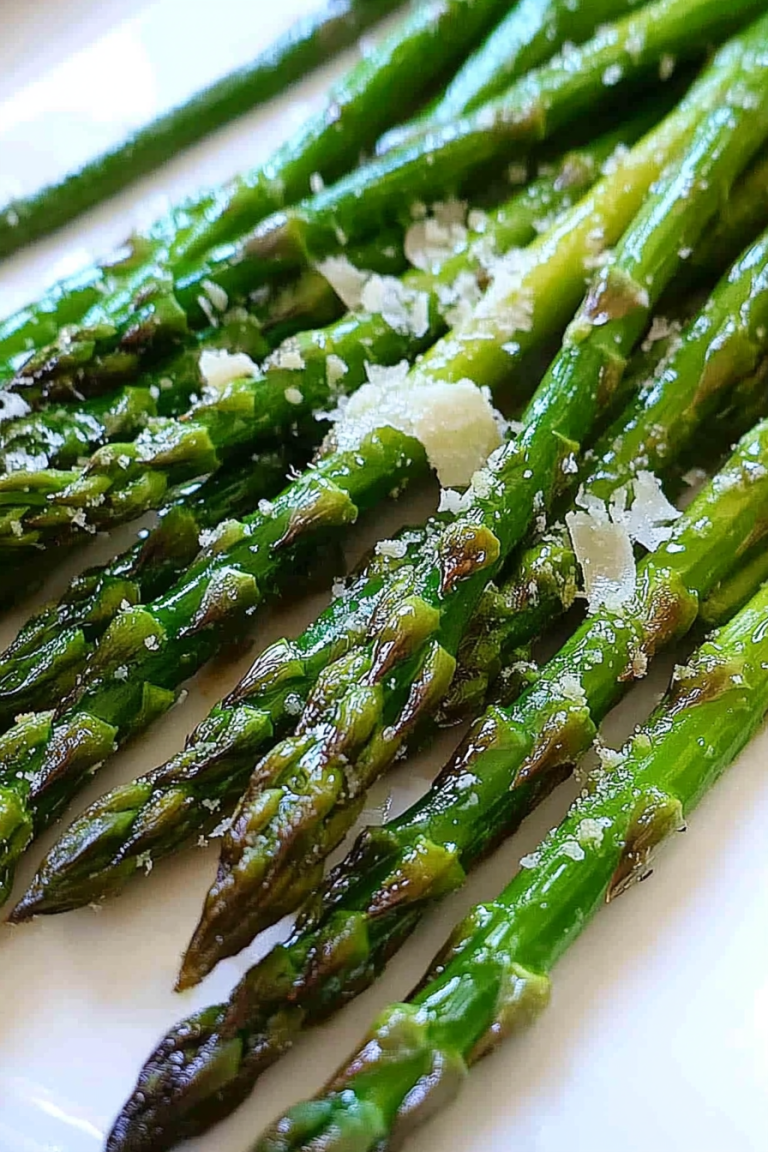 Oven Roasted Asparagus with Garlic and Parmesan Recipe
