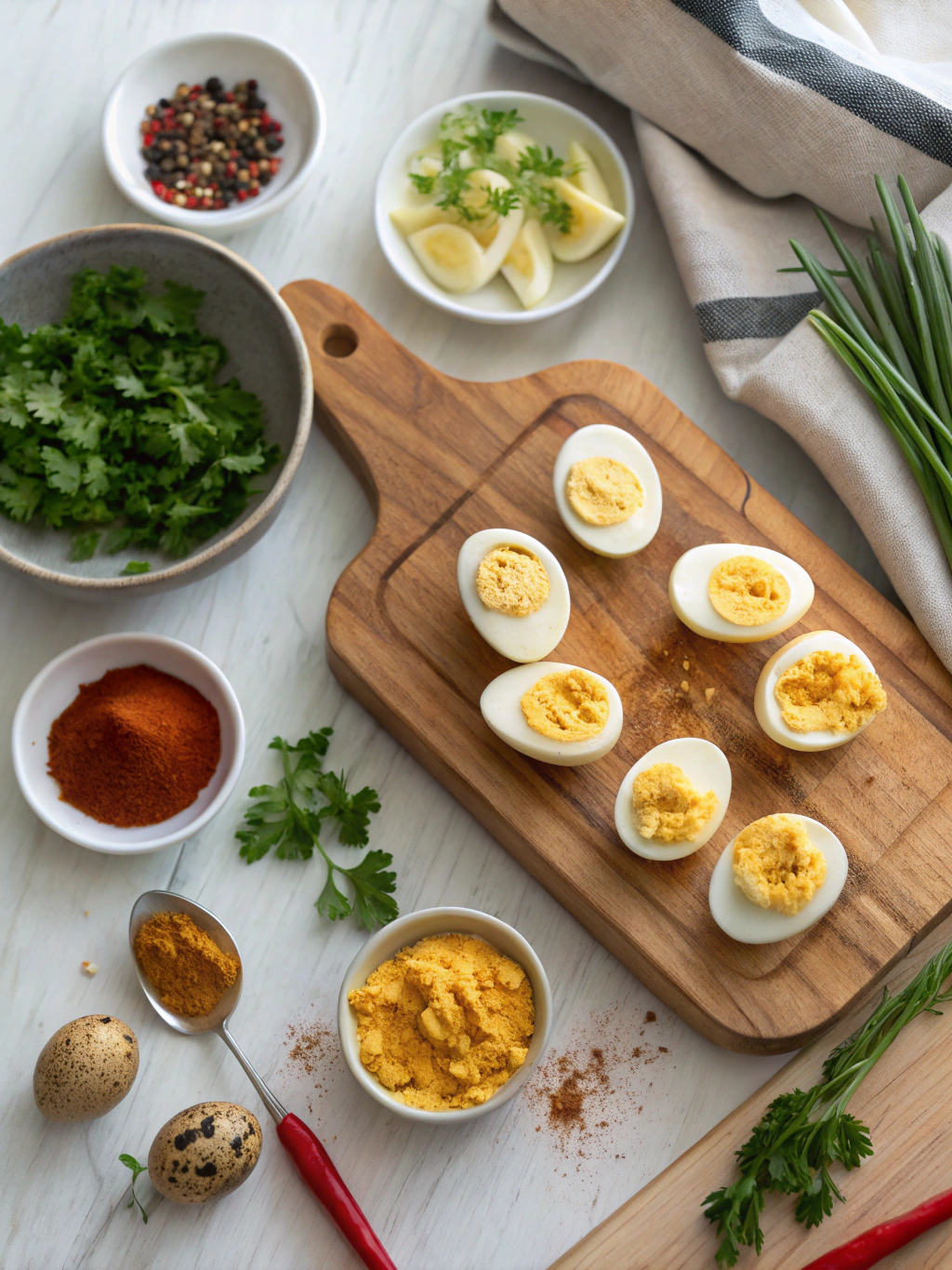 Perfect Recipe for Traditional Easy-to-Make Deviled Eggs ingredients