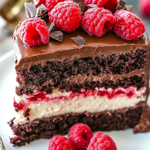 Raspberry Chocolate Layer Cake Recipe