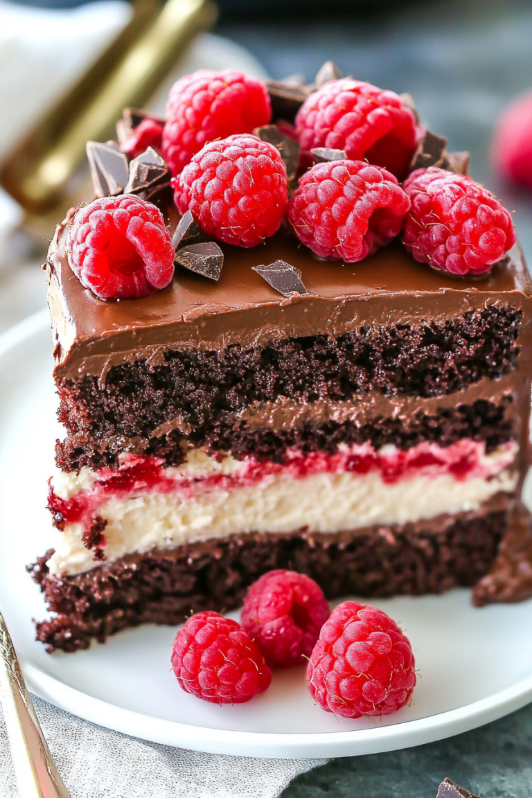 Raspberry Chocolate Layer Cake Recipe