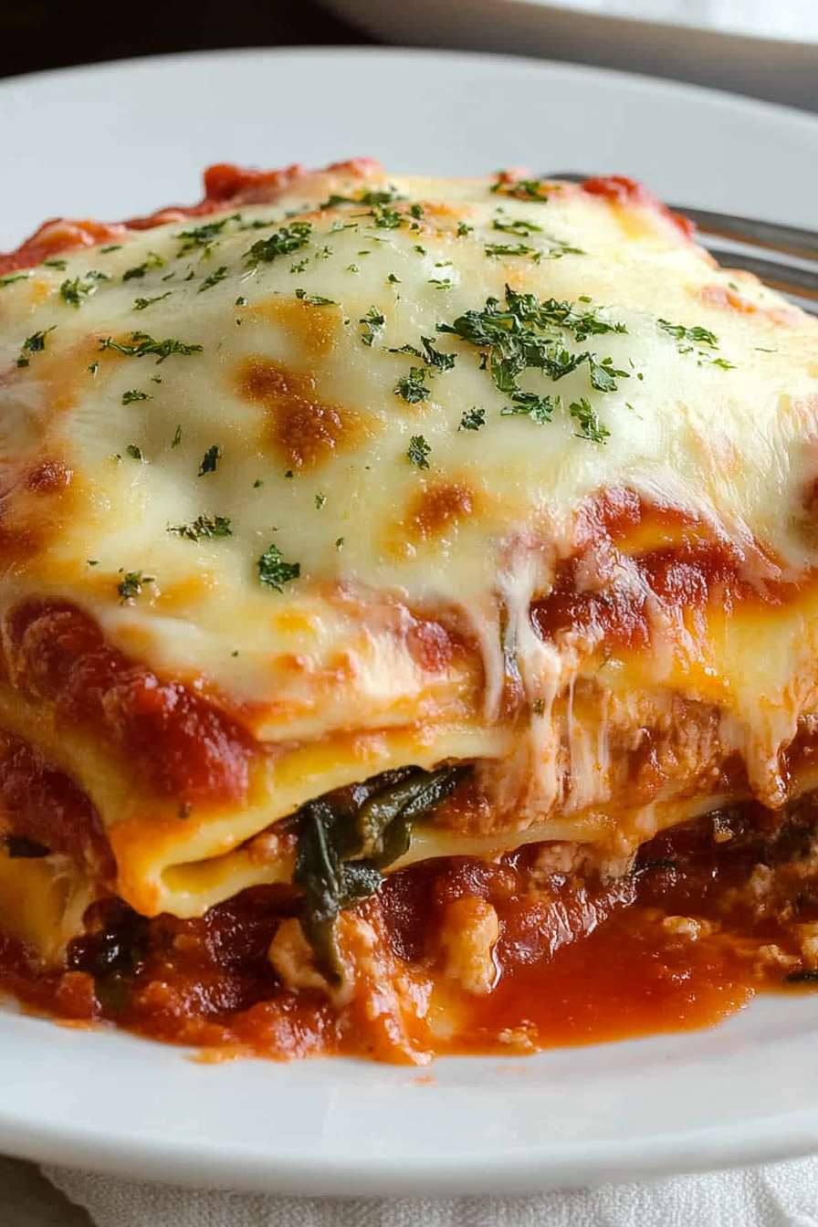 Ravioli Lasagna Recipe Final Dish Presentation