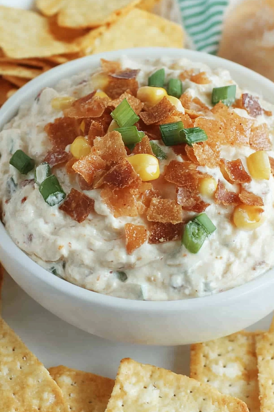 Recipe for Addictively Delicious Crack Dip Final Dish Presentation