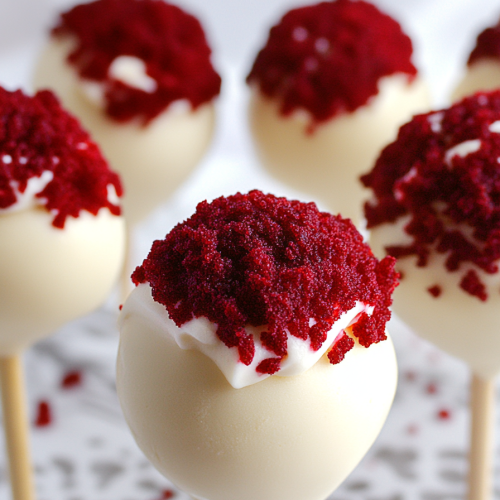 Red Velvet Cheesecake Pops Recipe and Tutorial