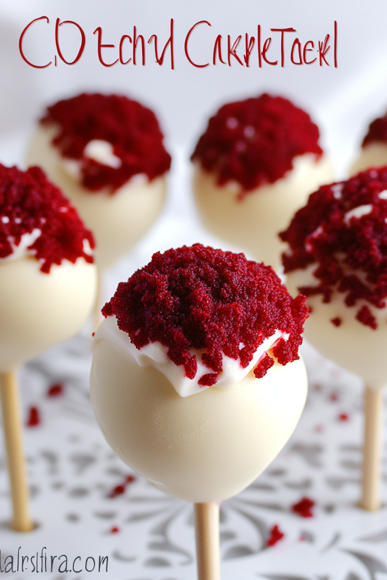 Red Velvet Cheesecake Pops Recipe and Tutorial