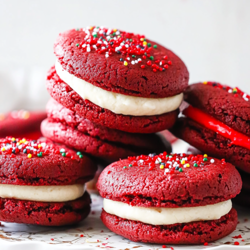 Red Velvet Cookie Sandwiches Recipe