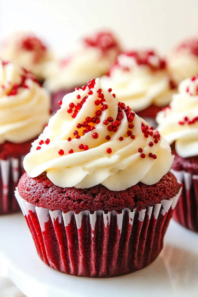 Red Velvet Cupcakes with Cream Cheese Frosting Recipe