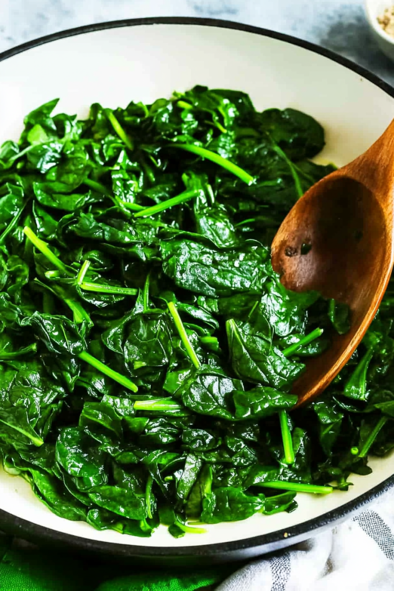 Sauteed Spinach Recipe - A Simple and Healthy Side Dish