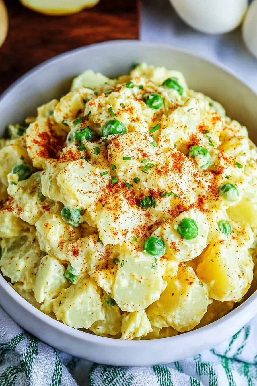 Savor the Flavors of the South with This Homestyle Potato Salad Recipe Final Dish Presentation