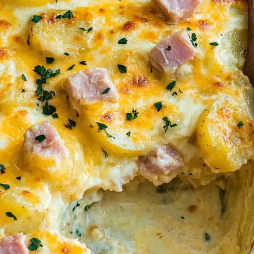 Scalloped Potatoes with Ham Recipe
