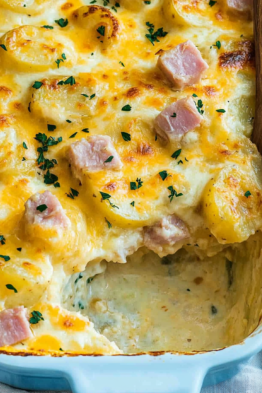 Scalloped Potatoes with Ham Recipe