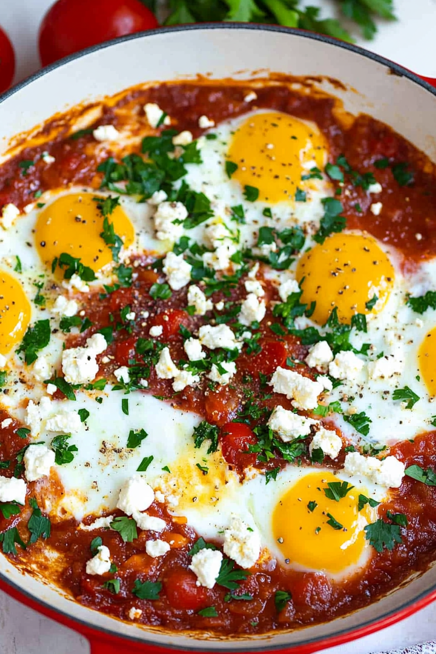 Simple Shakshuka Recipe for a Delicious One-Pan Meal Final Dish Presentation