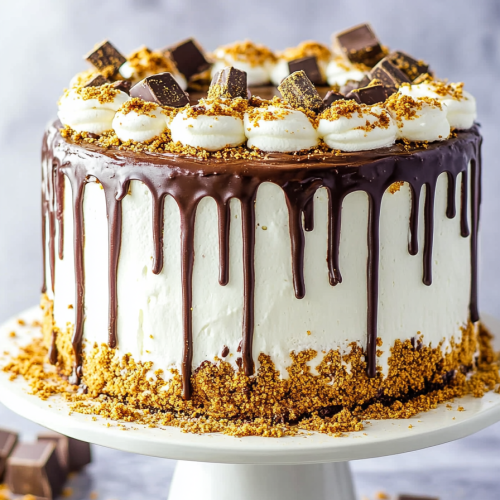 S'mores Chocolate Cake Recipe