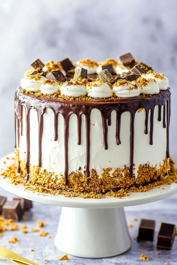 S'mores Chocolate Cake Recipe