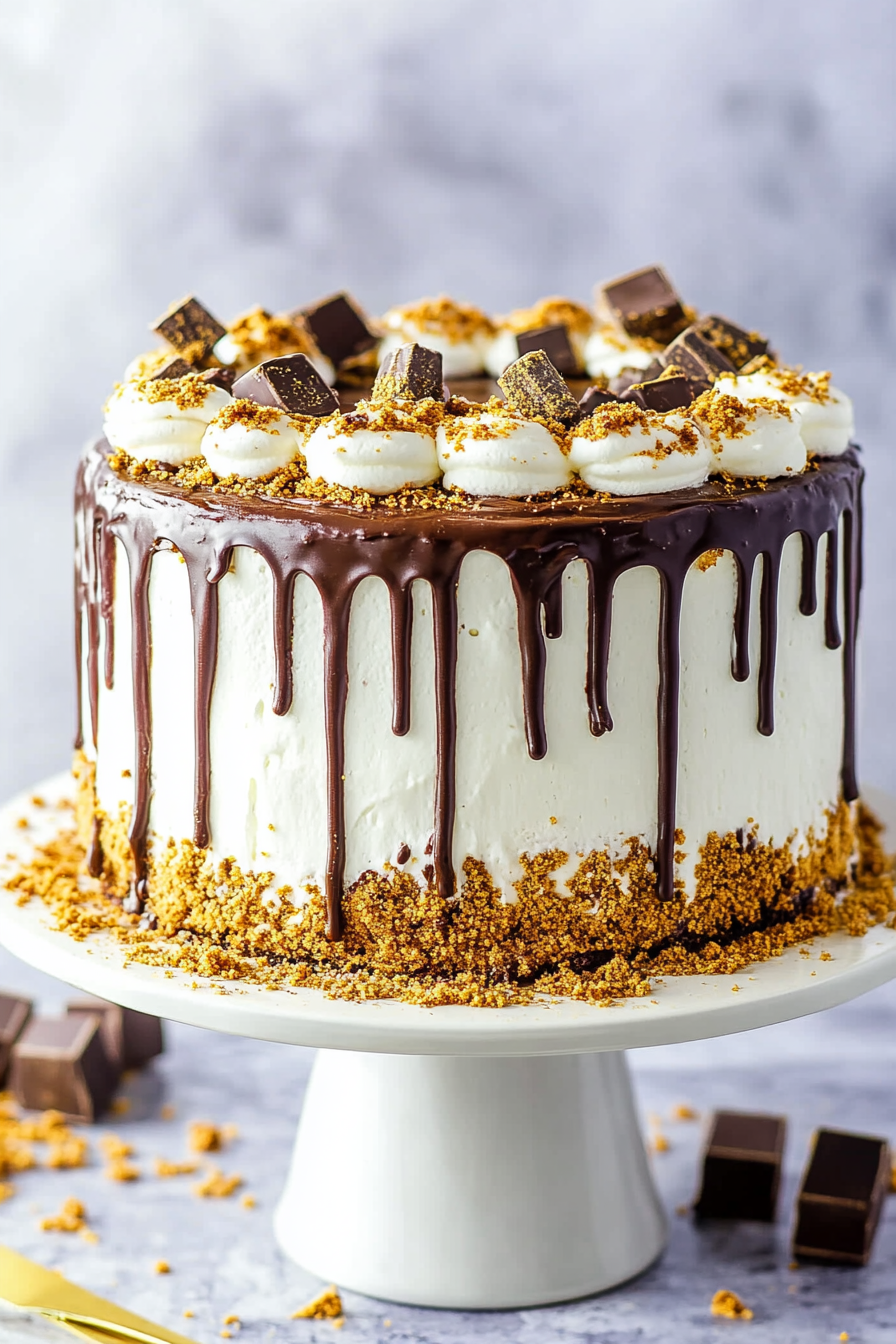 S'mores Chocolate Cake Recipe