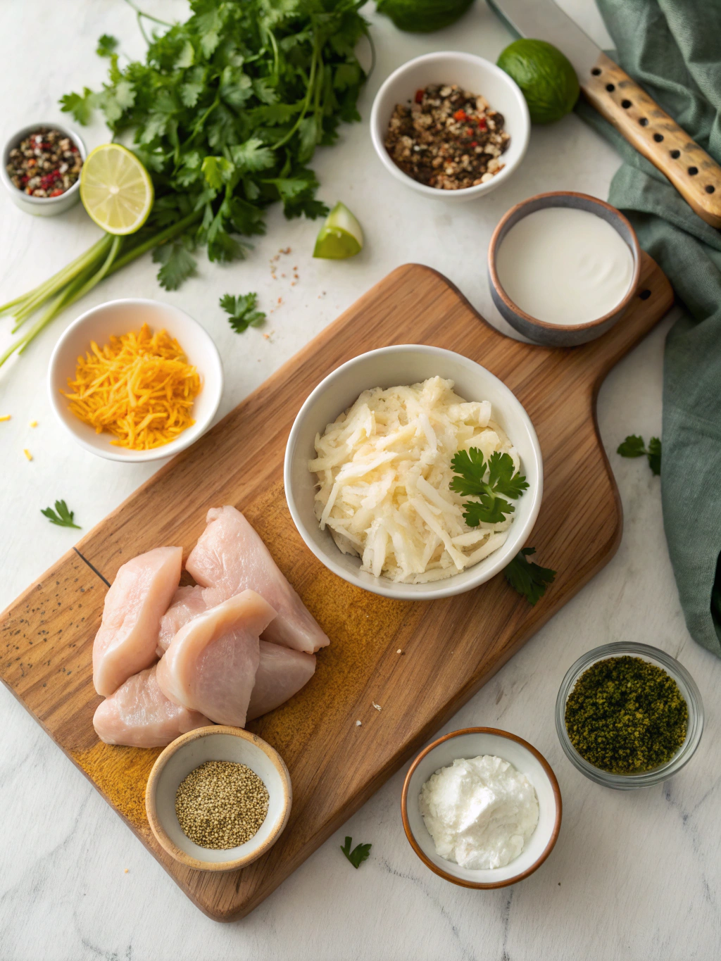 Sour Cream Chicken Enchiladas Recipe ingredients