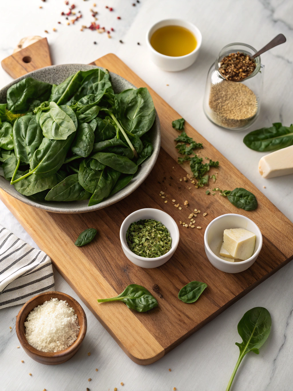 Spinach Casserole Recipe ingredients