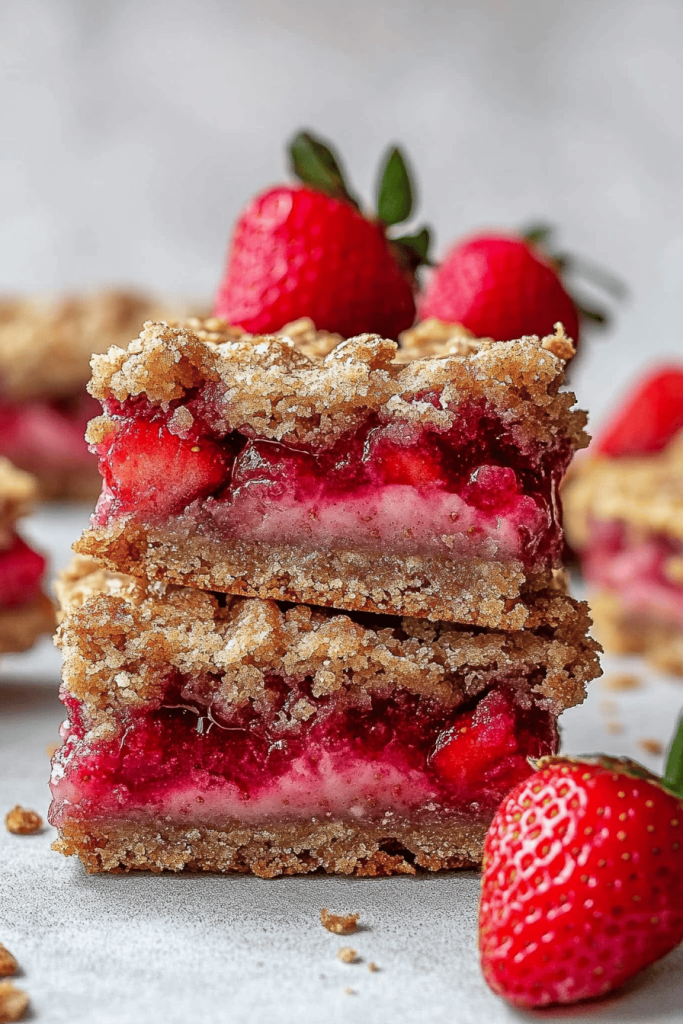 Strawberry Crumb Bars