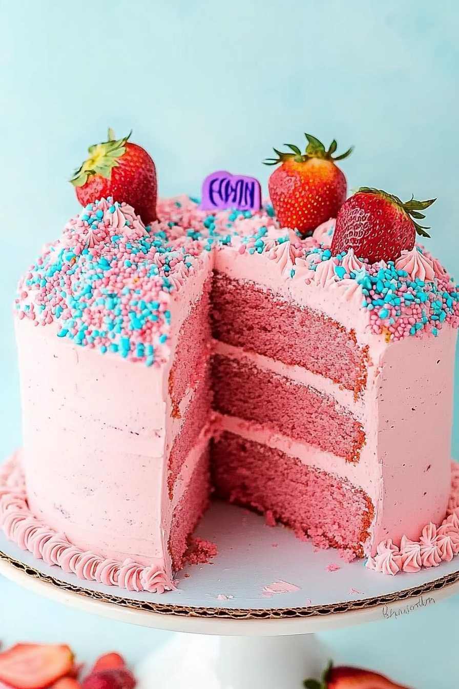 Strawberry Layer Cake Recipe