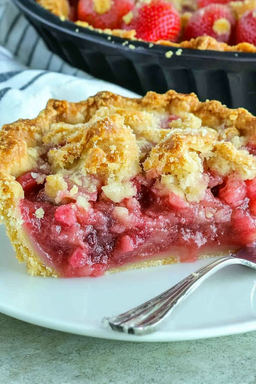 Strawberry Rhubarb Pie Recipe