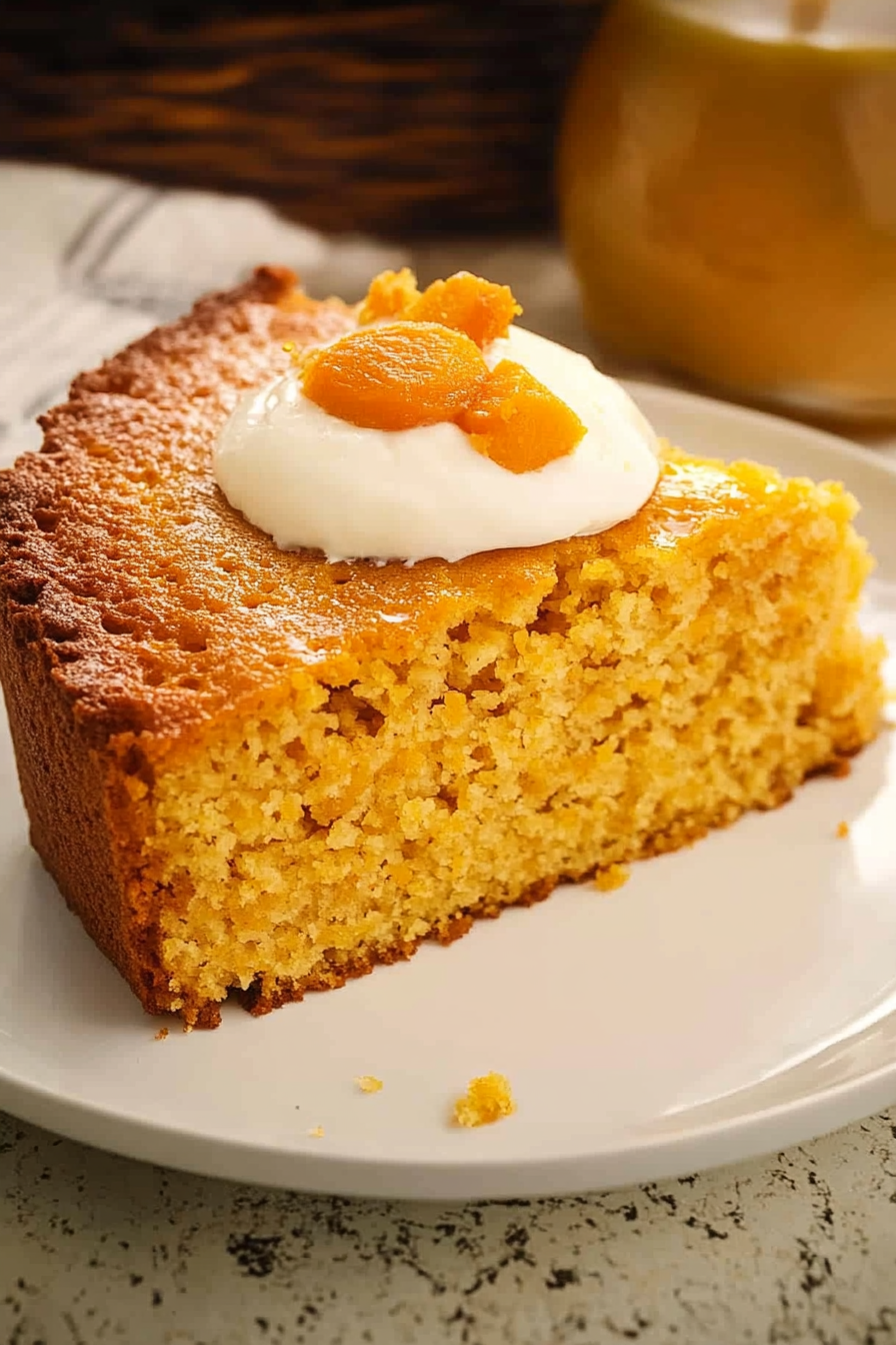 Sweet Potato Cornbread Recipe Final Dish Presentation