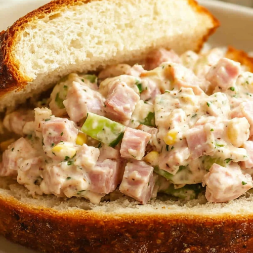 Sweet and Smoky Ham Salad Recipe