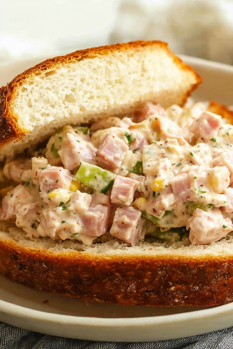 Sweet and Smoky Ham Salad Recipe
