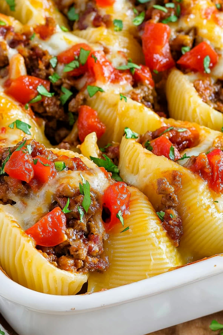 Taco Stuffed Pasta Shells Recipe