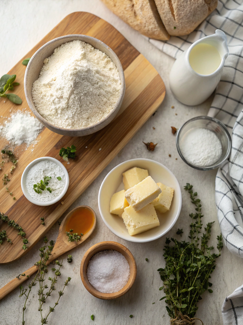 Traditional Irish Soda Bread Recipe ingredients