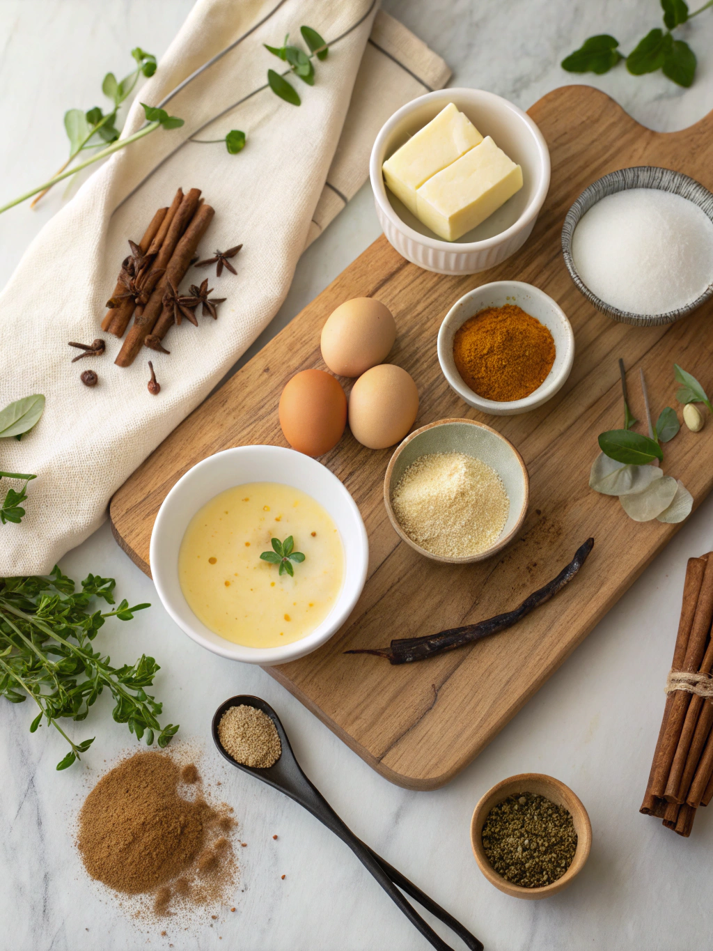 Vanilla Custard Recipe ingredients