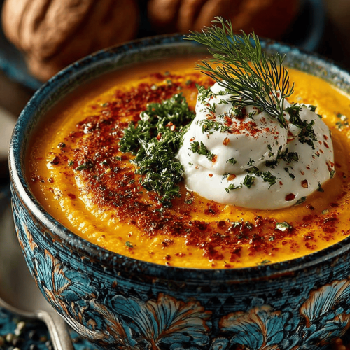 Acorn and Butternut Squash Soup Recipe