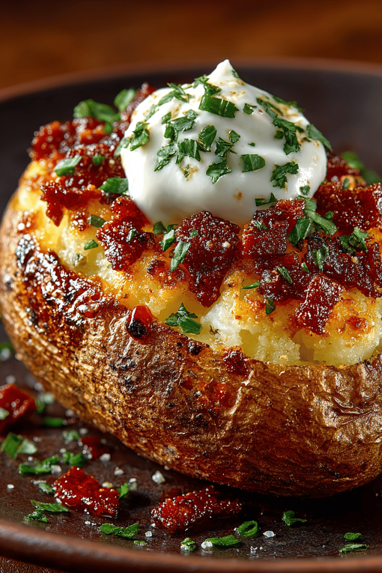 Air Fryer Baked Potato A Crispy-Skinned Delight Recipe