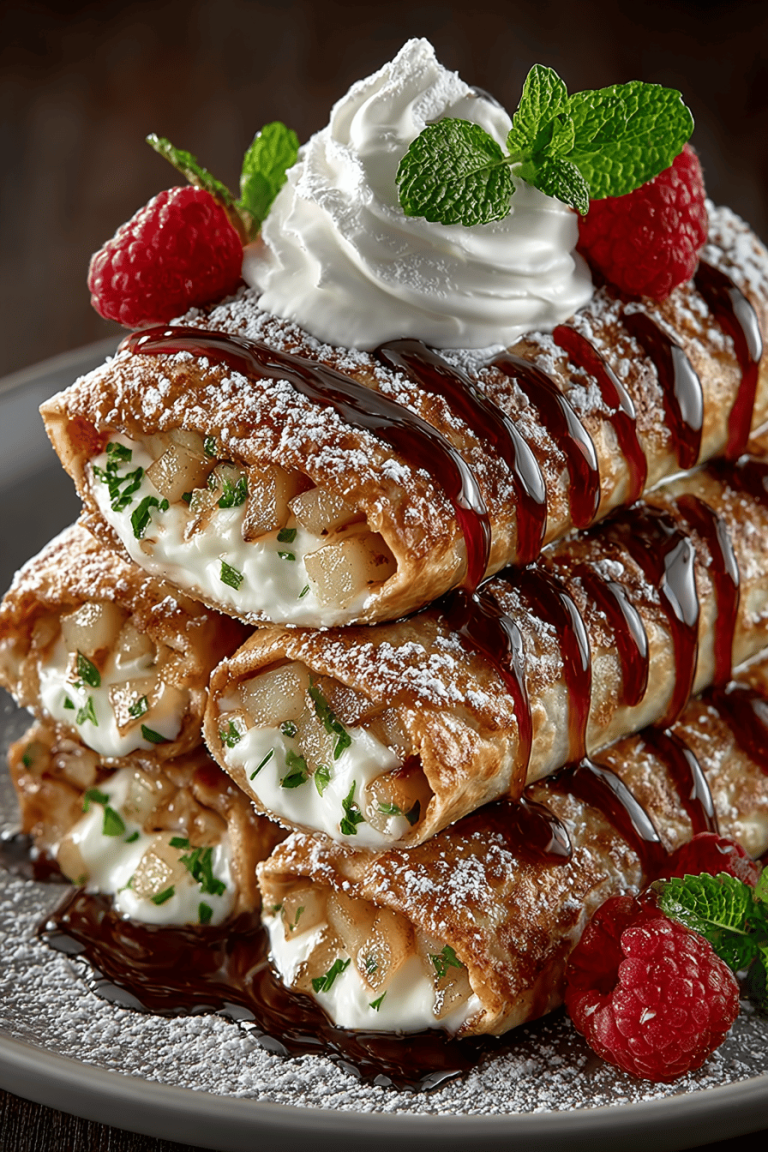Apple Cinnamon Chimichangas Recipe