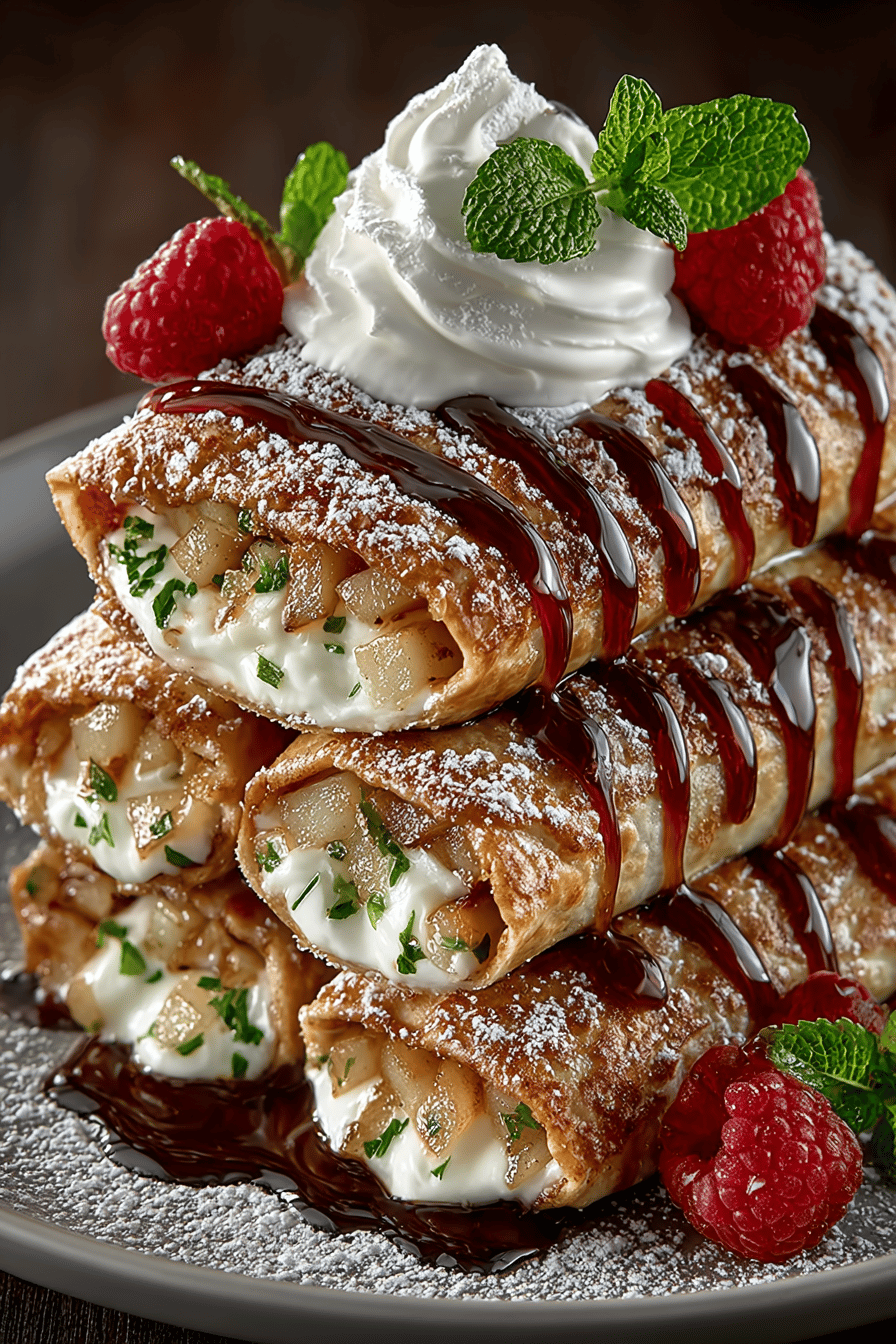 Apple Cinnamon Chimichangas Recipe