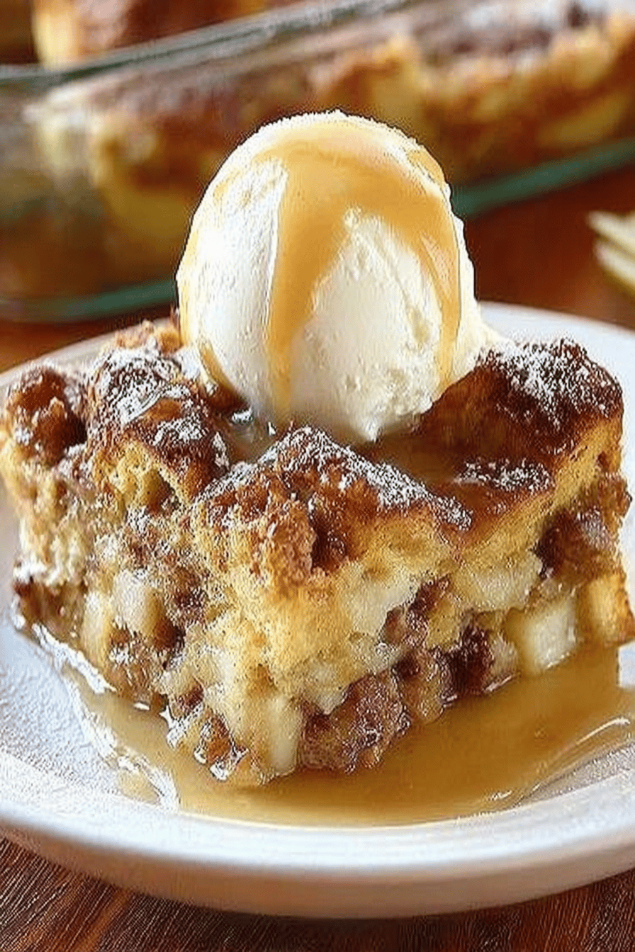 Apple Pie Bread Pudding Recipe: Delicious Fusion of Classic Desserts ingredients organized and measured on kitchen counter