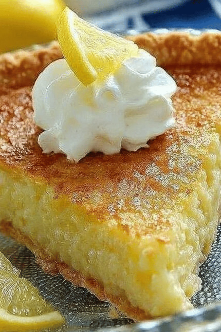 Arizona Sunshine Lemon Pie: A Citrus Delight Recipe slice on plate showing perfect texture and swirl pattern