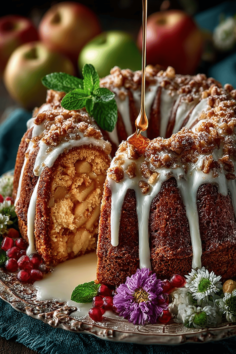 Autumn Glory Apple Bundt Cake Recipe