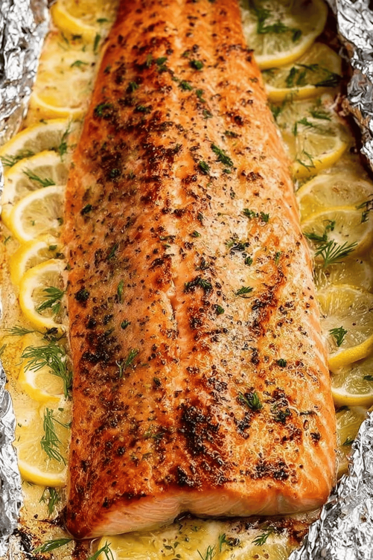 Baked Salmon Wrapped in Foil Recipe